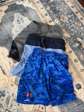 Under Armour Boys' Athletic Shorts set of 3! Size 7